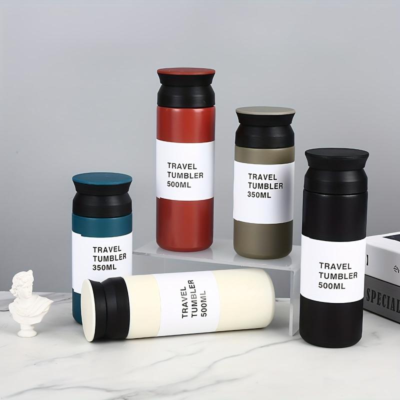 Stainless Steel Vacuum Flask with Leakproof Lid Portable Thermal Bottle