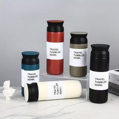 Stainless Steel Vacuum Flask with Leakproof Lid Portable Thermal Bottle