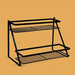 2 Tier Countertop Organizer Rack Bathroom Storage with Toiletries Basket