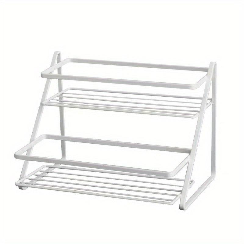 2 Tier Countertop Organizer Rack Bathroom Storage with Toiletries Basket