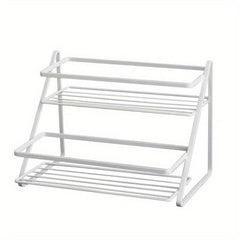 2 Tier Countertop Organizer Rack Bathroom Storage with Toiletries Basket
