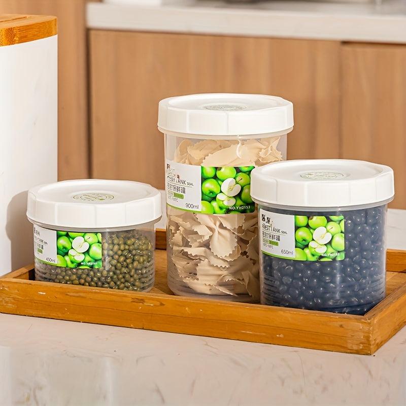 Transparent Plastic Sealed Jar Food Cereal Storage for Cereals Grains