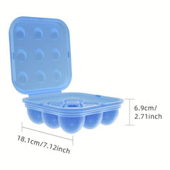 Portable Picnic Egg Organizer Silicone Anti-collision Kitchen Refrigerator Crisp