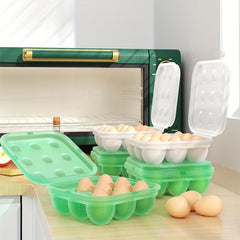 Portable Picnic Egg Organizer Silicone Anti-collision Kitchen Refrigerator Crisp