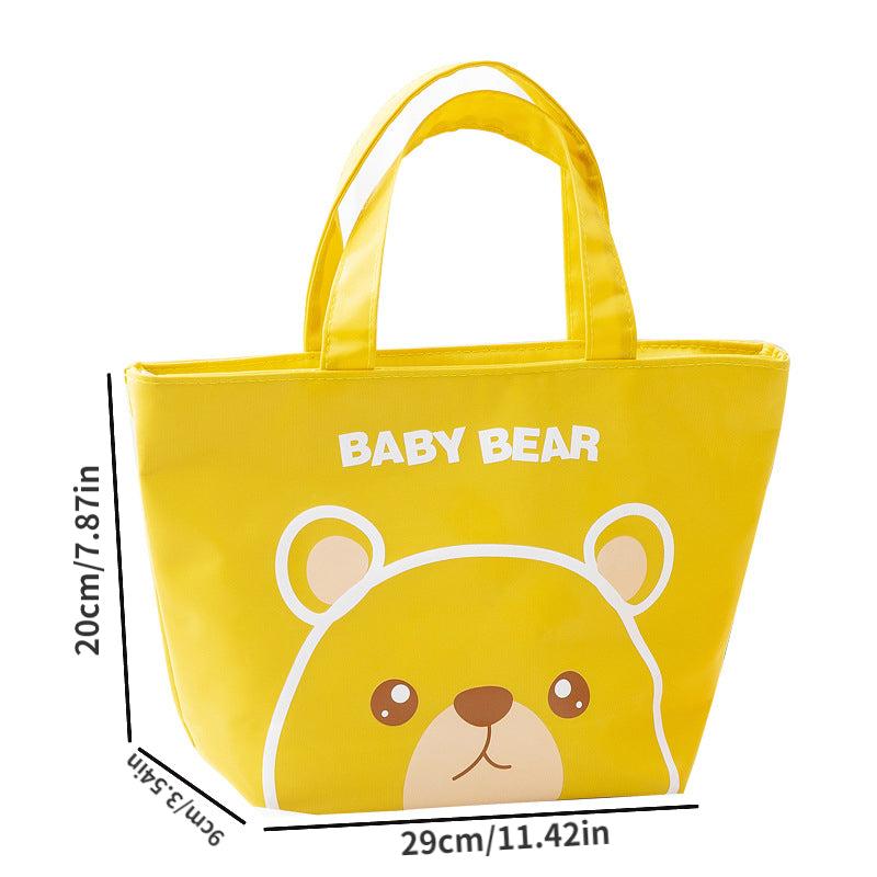 Cartoon Bento Bag Lunch Box Outdoor Picnic Waterproof Insulated Camping