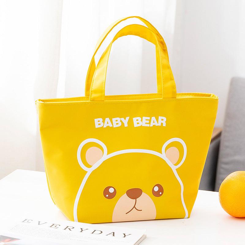 Cartoon Bento Bag Lunch Box Outdoor Picnic Waterproof Insulated Camping