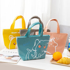 Cartoon Bento Bag Lunch Box Outdoor Picnic Waterproof Insulated Camping