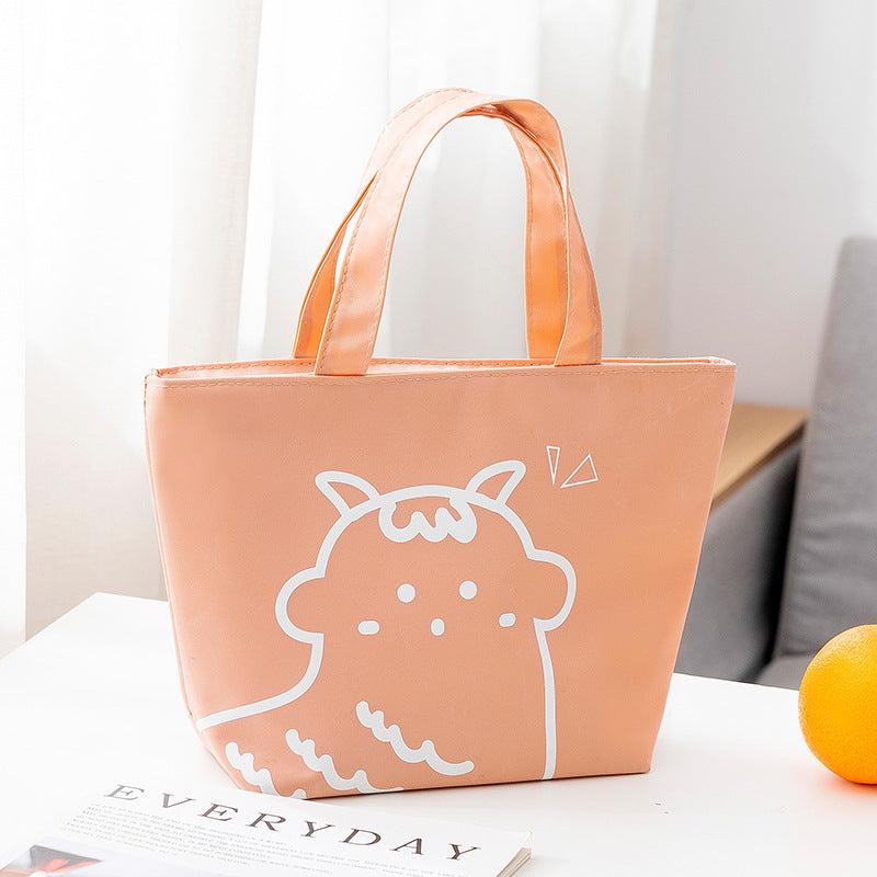 Cartoon Bento Bag Lunch Box Outdoor Picnic Waterproof Insulated Camping