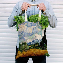 World Famous Painting Series Printed Eco Friendly Shopping Tote Bag