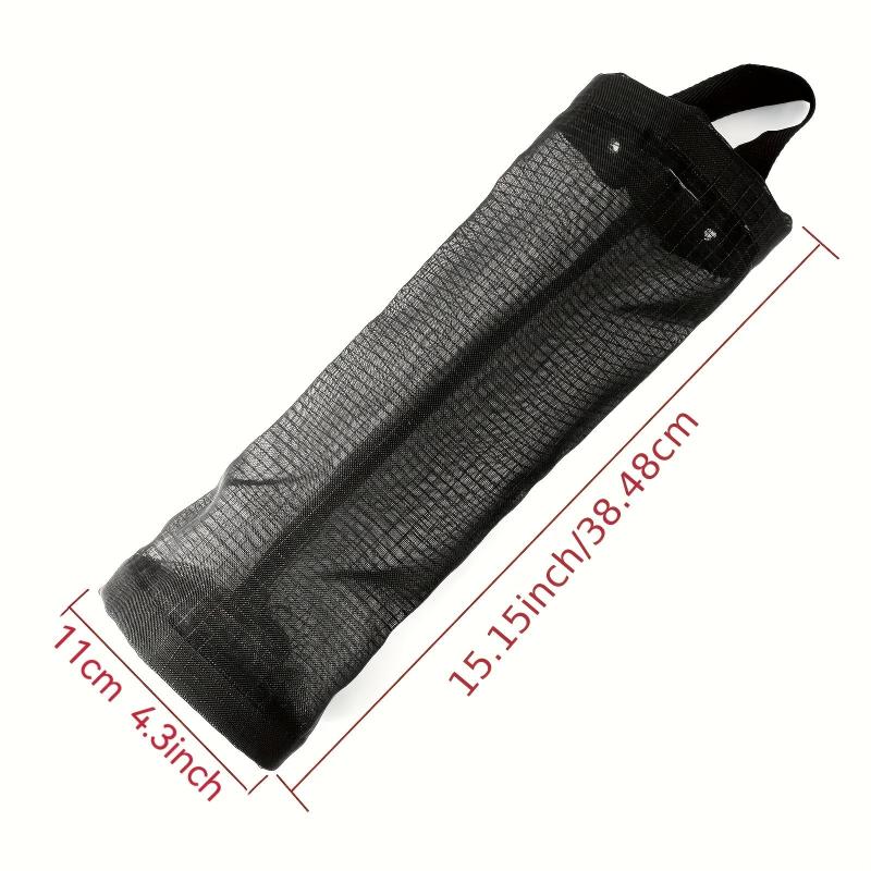 2pcs Mesh Hanging Garbage Bag Storage Bag Plastic Bag Holder