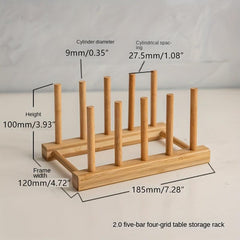 Kitchen Rack Bowl Dish Drain Rack Display Organizer Cabinet Supplies