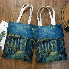 World Famous Painting Series 9 Printed Bag Eco Friendly Tote Bag