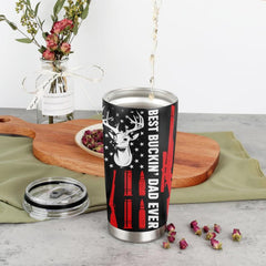 20oz Stainless Steel Tumbler Skull American Flag Perfect Gift for Dad Men
