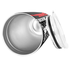 20oz Stainless Steel Tumbler Skull American Flag Perfect Gift for Dad Men
