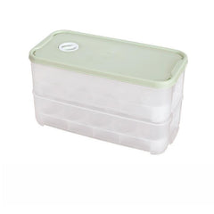Double Layer Egg Holder Storage Container 10 20 Grids Refrigerator Egg Box