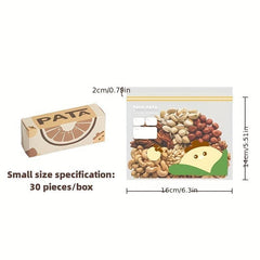3 Pack Storage Zipper Bag Fresh Keeping Leak Proof Freezer Bag For Food