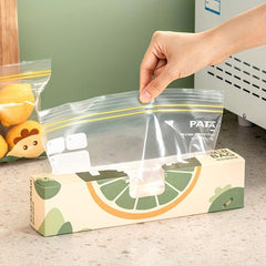 3 Pack Storage Zipper Bag Fresh Keeping Leak Proof Freezer Bag For Food