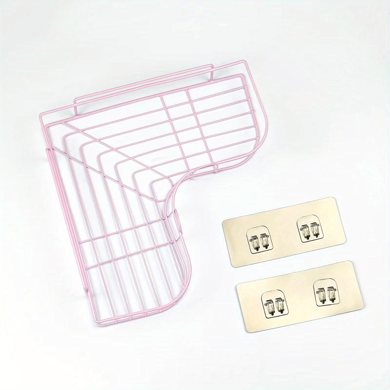 Triangle Shower Caddy Rack Wall Mounted Bathroom Kitchen Storage