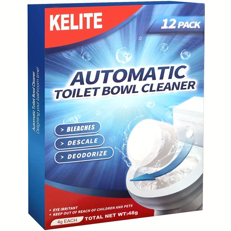 12pk Toilet Bowl Cleaner Tablets Automatic w/ Bleach Sustained Release