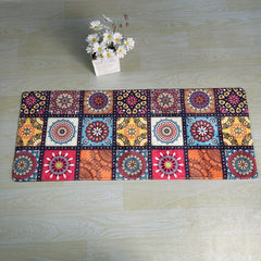 Soft Thickened Kitchen Floor Mat Bohemian Non-slip Waterproof Mat