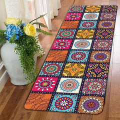 Soft Thickened Kitchen Floor Mat Bohemian Non-slip Waterproof Mat