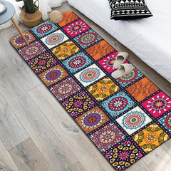 Soft Thickened Kitchen Floor Mat Bohemian Non-slip Waterproof Mat