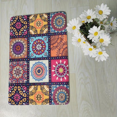 Soft Thickened Kitchen Floor Mat Bohemian Non-slip Waterproof Mat
