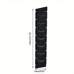 7 Pocket Hat Organizer Holder for Door Baseball Hats