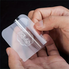10pcs Transparent Adhesive Hook Storage Rack for Home Wall Door Cabinet