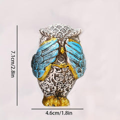 3pcs American Retro Resin Owl Reading Decoration for Living Room Entrance