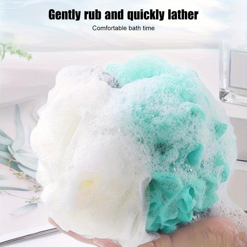 Double Shower Ball Mesh Sponge Body Scrubber for Bathing Experience