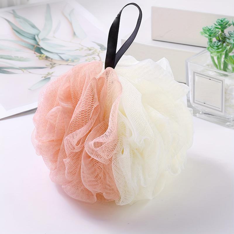 Double Shower Ball Mesh Sponge Body Scrubber for Bathing Experience