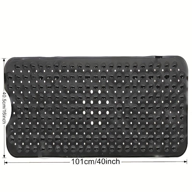 Non Slip Bathroom Tub Mat Soft & Comfortable Shower Mat Safe Bathing Decor