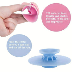 4pcs Bathtub Stopper Sink Stopper Drain Hair Catcher
