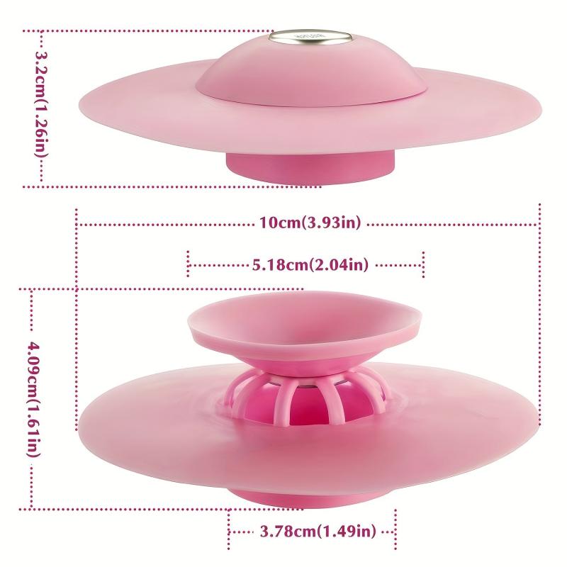 4pcs Bathtub Stopper Sink Stopper Drain Hair Catcher
