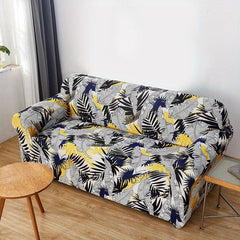 1pc Printed Sofa Slipcover, Protect Furniture, Decorate Home