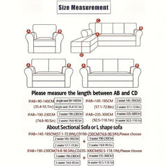 1pc Printed Sofa Slipcover, Protect Furniture, Decorate Home