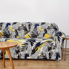 1pc Printed Sofa Slipcover, Protect Furniture, Decorate Home