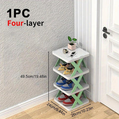 Stackable Shoe Rack for Small Spaces - Easy to Assemble and Organize