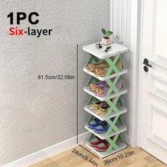 Stackable Shoe Rack for Small Spaces - Easy to Assemble and Organize