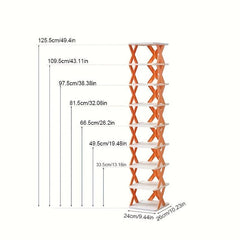 Stackable Shoe Rack for Small Spaces - Easy to Assemble and Organize