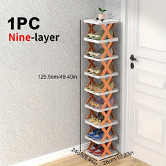 Stackable Shoe Rack for Small Spaces - Easy to Assemble and Organize