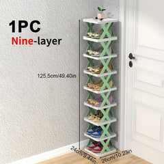 Stackable Shoe Rack for Small Spaces - Easy to Assemble and Organize