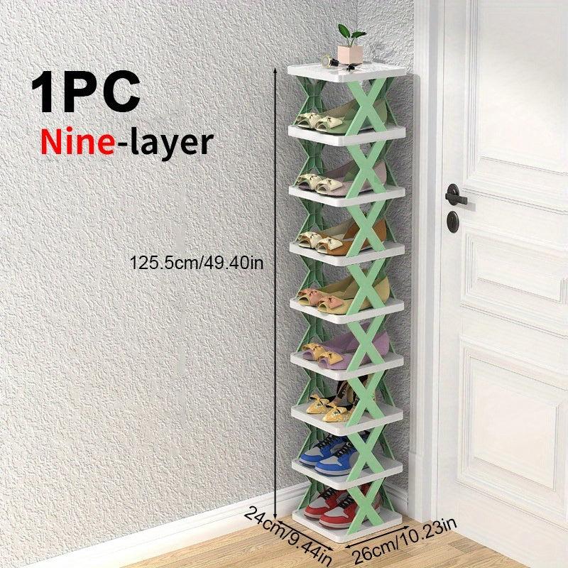 Stackable Shoe Rack for Small Spaces - Easy to Assemble and Organize