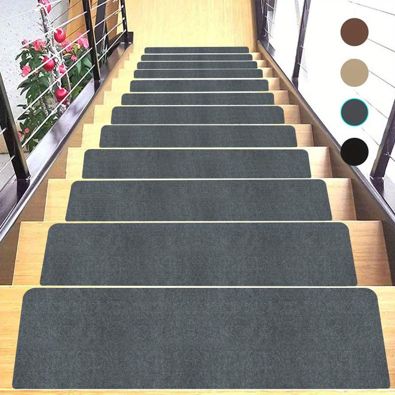 15pcs Carpet Stair Treads Non Slip Indoor Carpet Stair Runners For Wood Steps