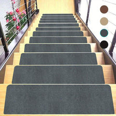 15pcs Carpet Stair Treads Non Slip Indoor Carpet Stair Runners For Wood Steps