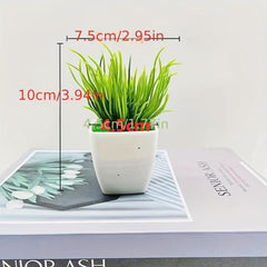 Realistic Artificial Succulent Plant with Pot for Home and Office Decor