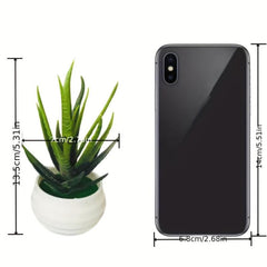 Realistic Artificial Succulent Plant with Pot for Home and Office Decor