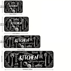 Anti Fatigue Kitchen Mat Thick Cushioned Kitchen Rug Waterproof Carpet