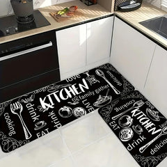 Anti Fatigue Kitchen Mat Thick Cushioned Kitchen Rug Waterproof Carpet